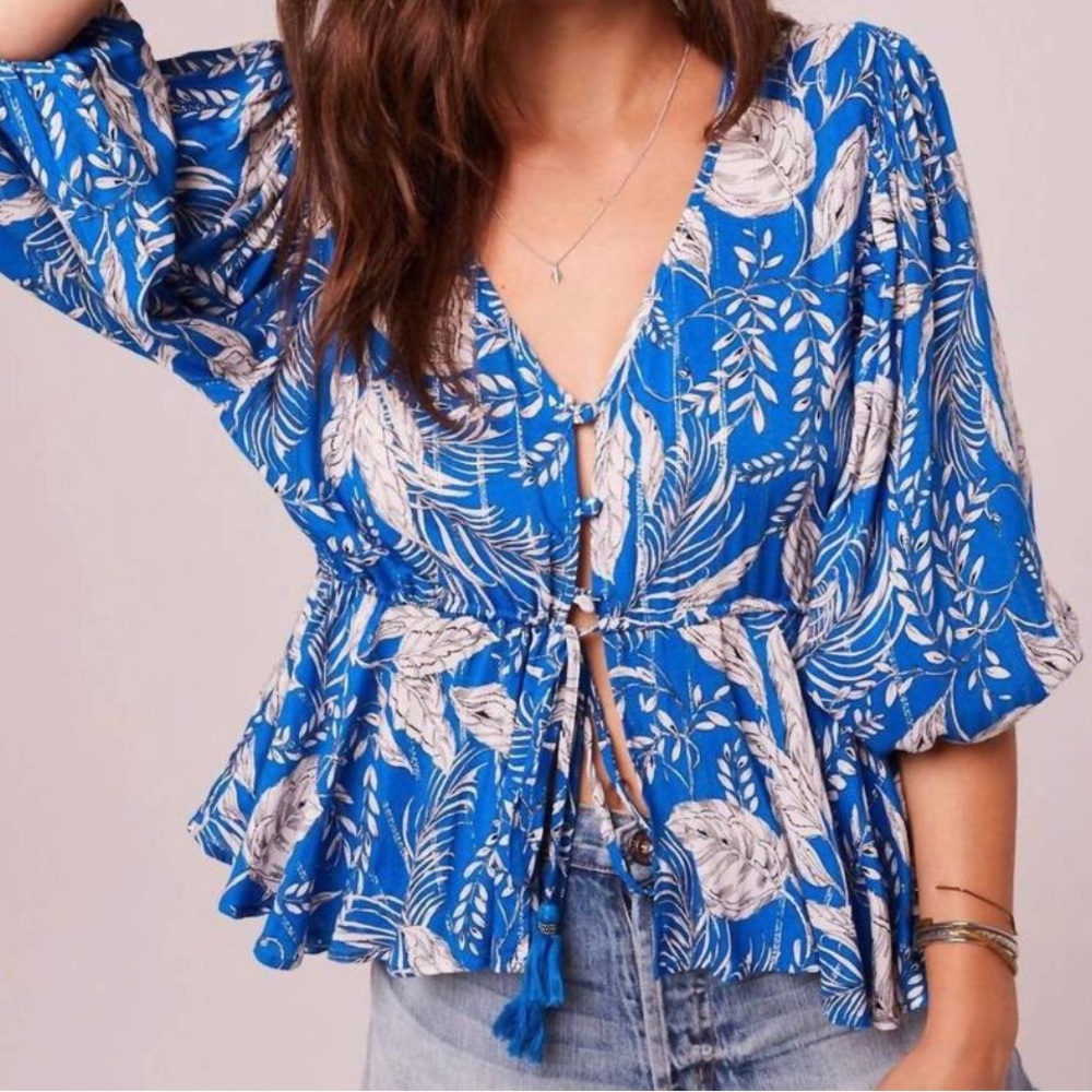 Band of Gypsies Laura Boho Top Blouse NWT